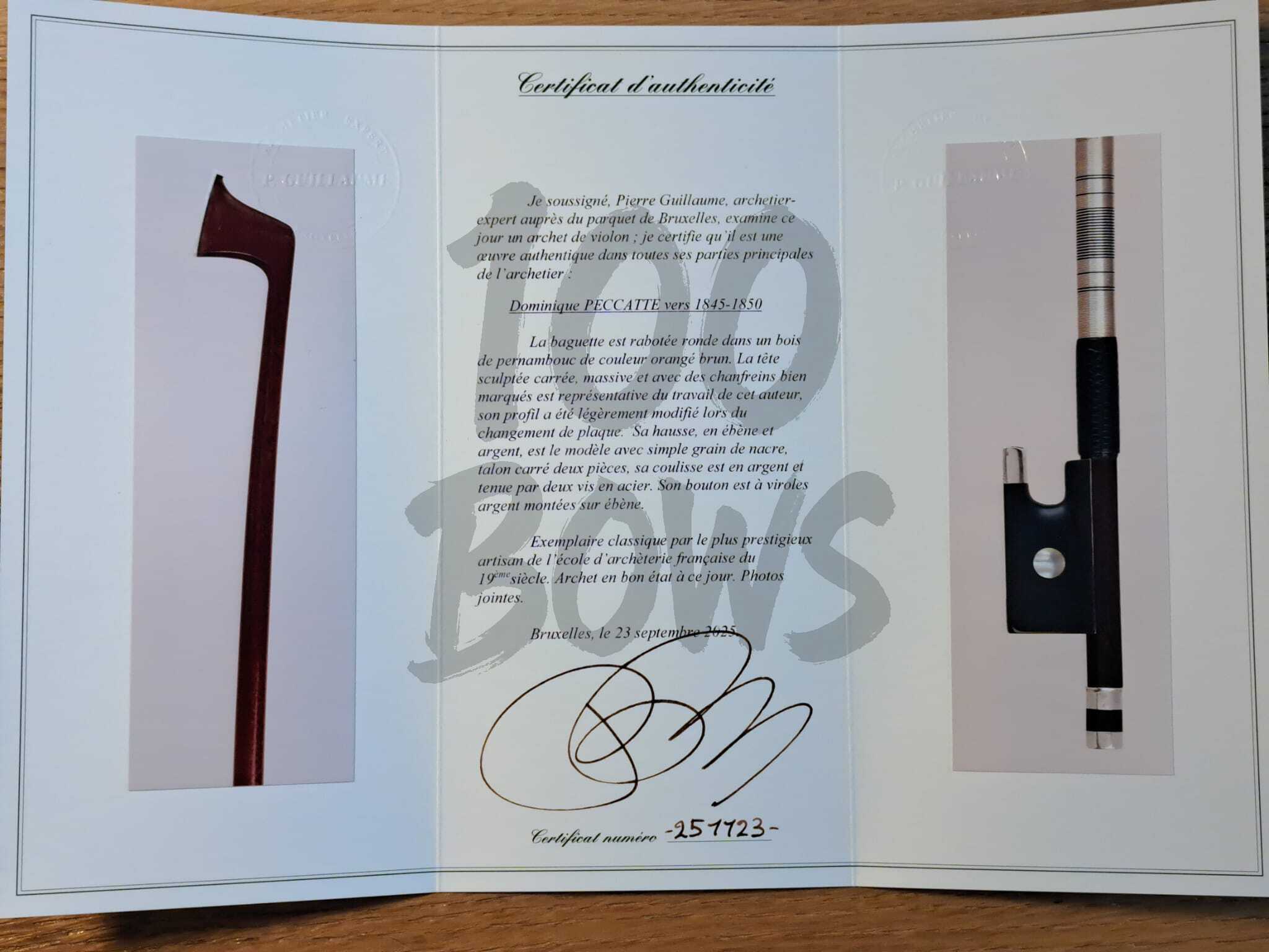 PECCATTE Dominique 1845