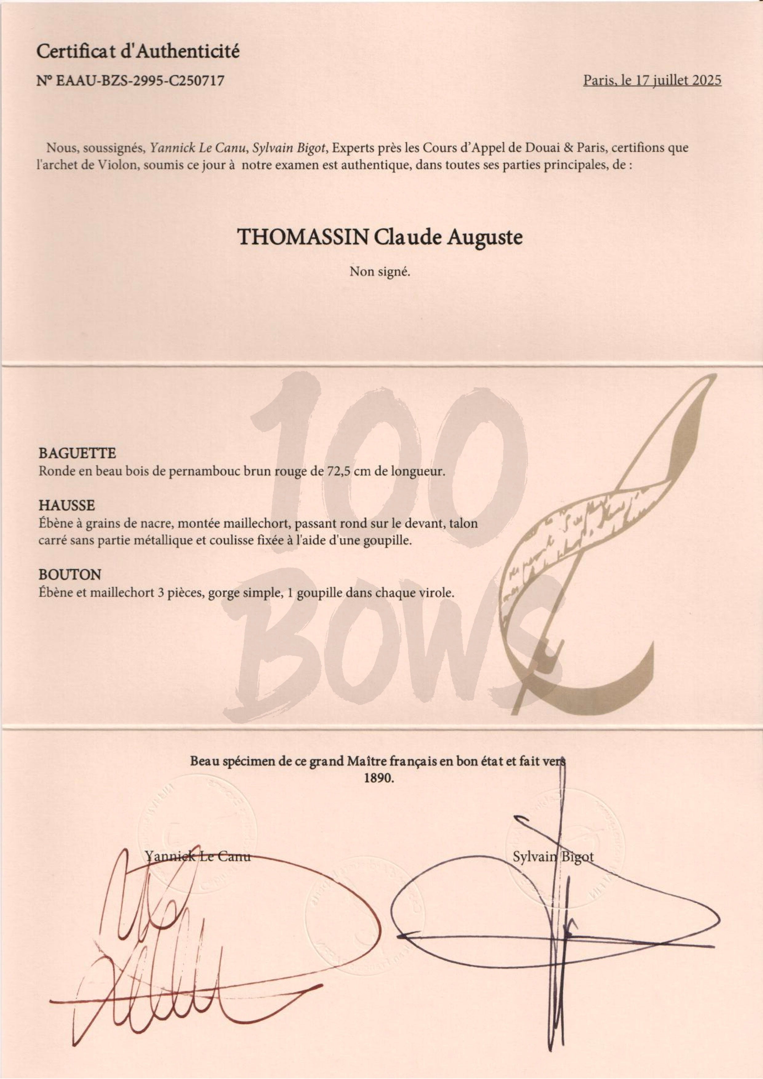 THOMASSIN Claude 1890