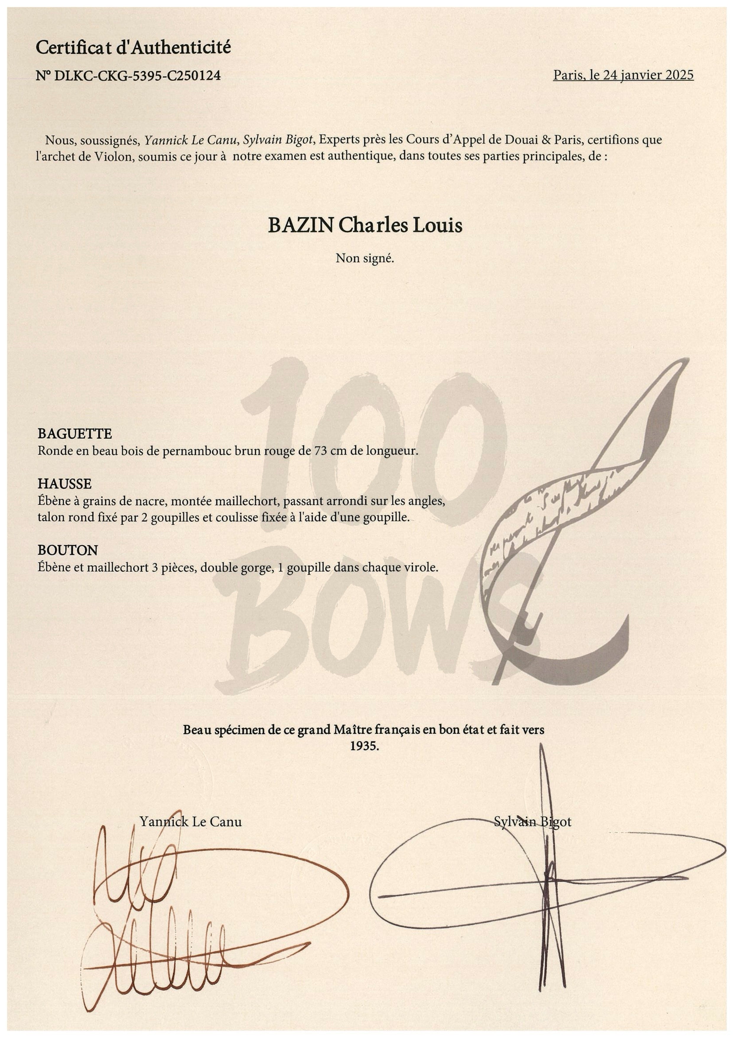 BAZIN Louis 1935