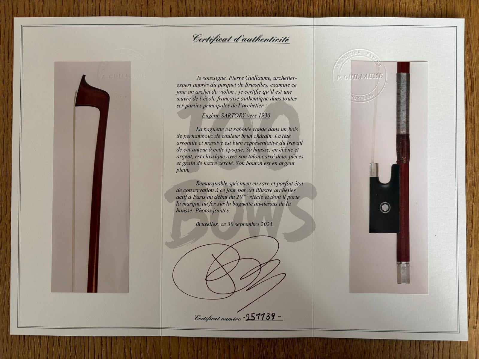 SARTORY Eugène 1930